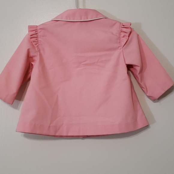 Vintage Toddler Pink Embroidered Swing Coat size 18 Months - Picture 4 of 5